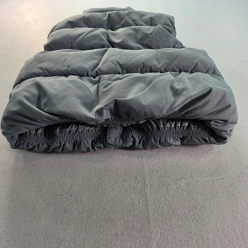 Zara Kids Puffer Vest Charcoal Gray Quilted Sleeveless Jacket Size 2-3 Years
